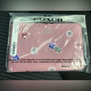 Coach Disney Gem Zip Wristlet